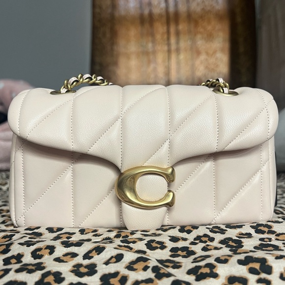 Coach Tabby Quilted Shoulder Bag 20 in Blush - Picture 1 of 17
